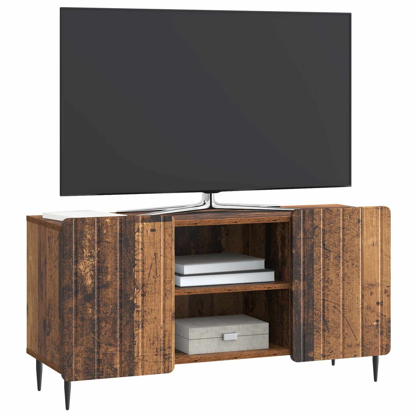Mobile TV Legno antico 102 x 34,5 x 52 cm Legno ingegnerizzato | homemem39