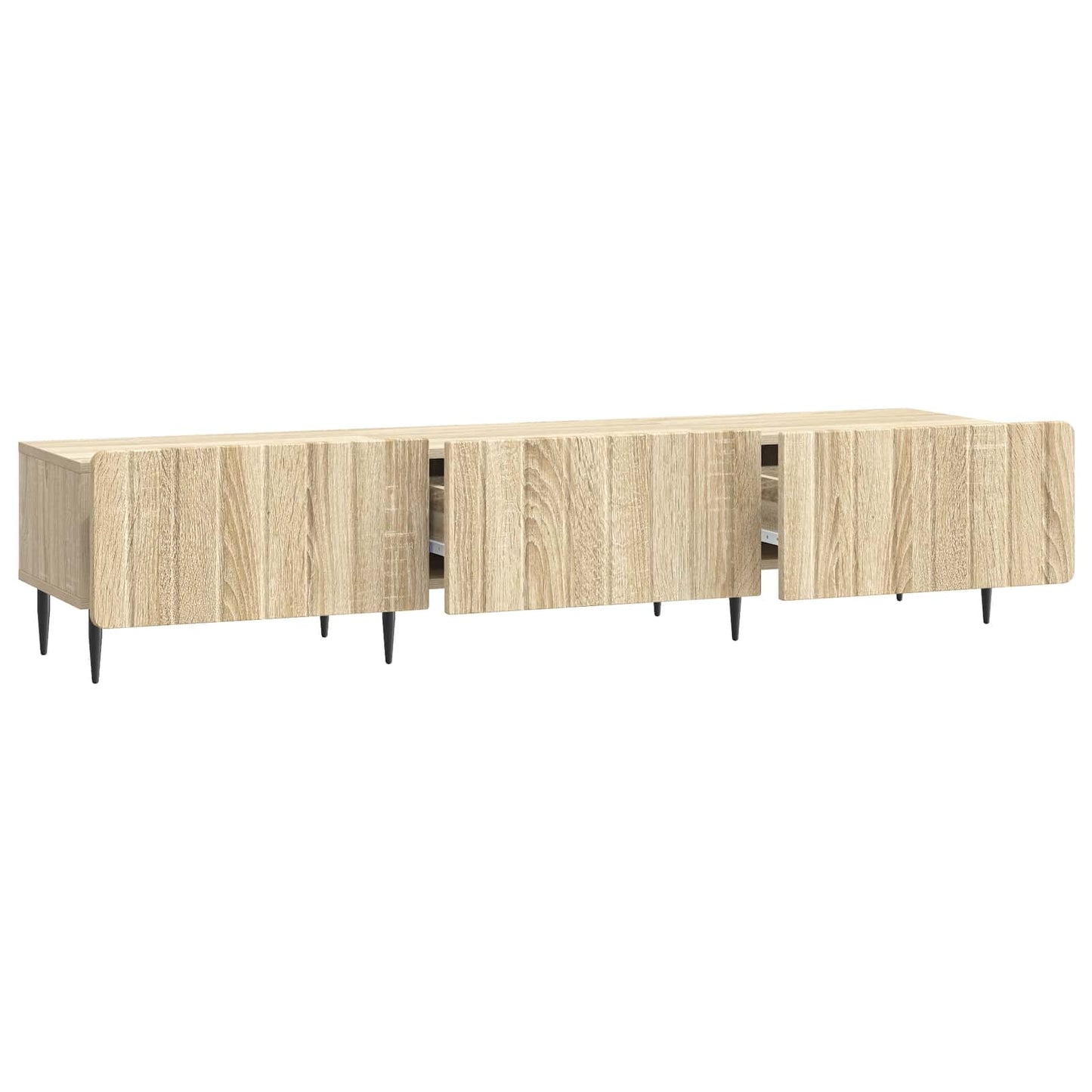 Mobile TV Rovere Sonoma 147 x 34,5 x 32 cm Legno ingegnerizzato | homemem39