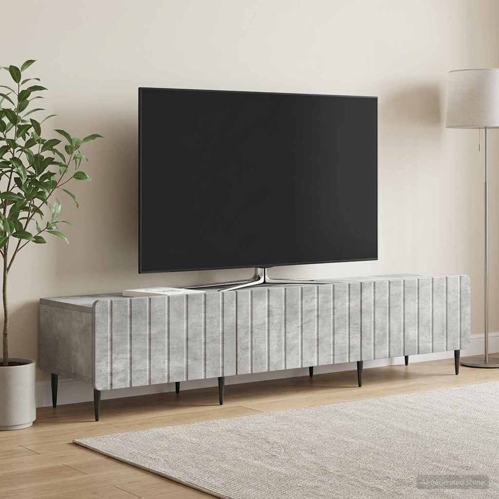 Mobile TV con cassetto Grigio Cemento 147 x 34,5 x 32 cm