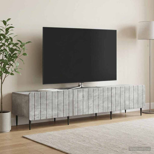 Mobile TV con cassetto Grigio Cemento 147 x 34,5 x 32 cm