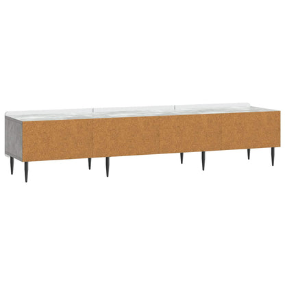 Mobile TV con cassetto Grigio Cemento 147 x 34,5 x 32 cm | homemem39
