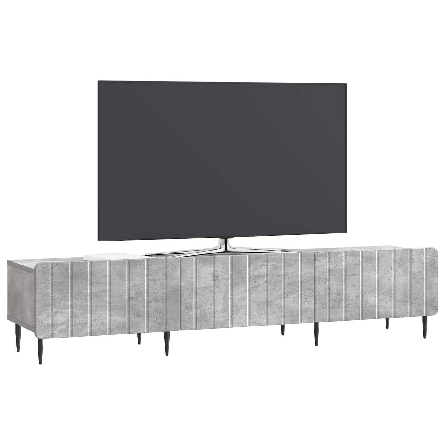 Mobile TV con cassetto Grigio Cemento 147 x 34,5 x 32 cm | homemem39
