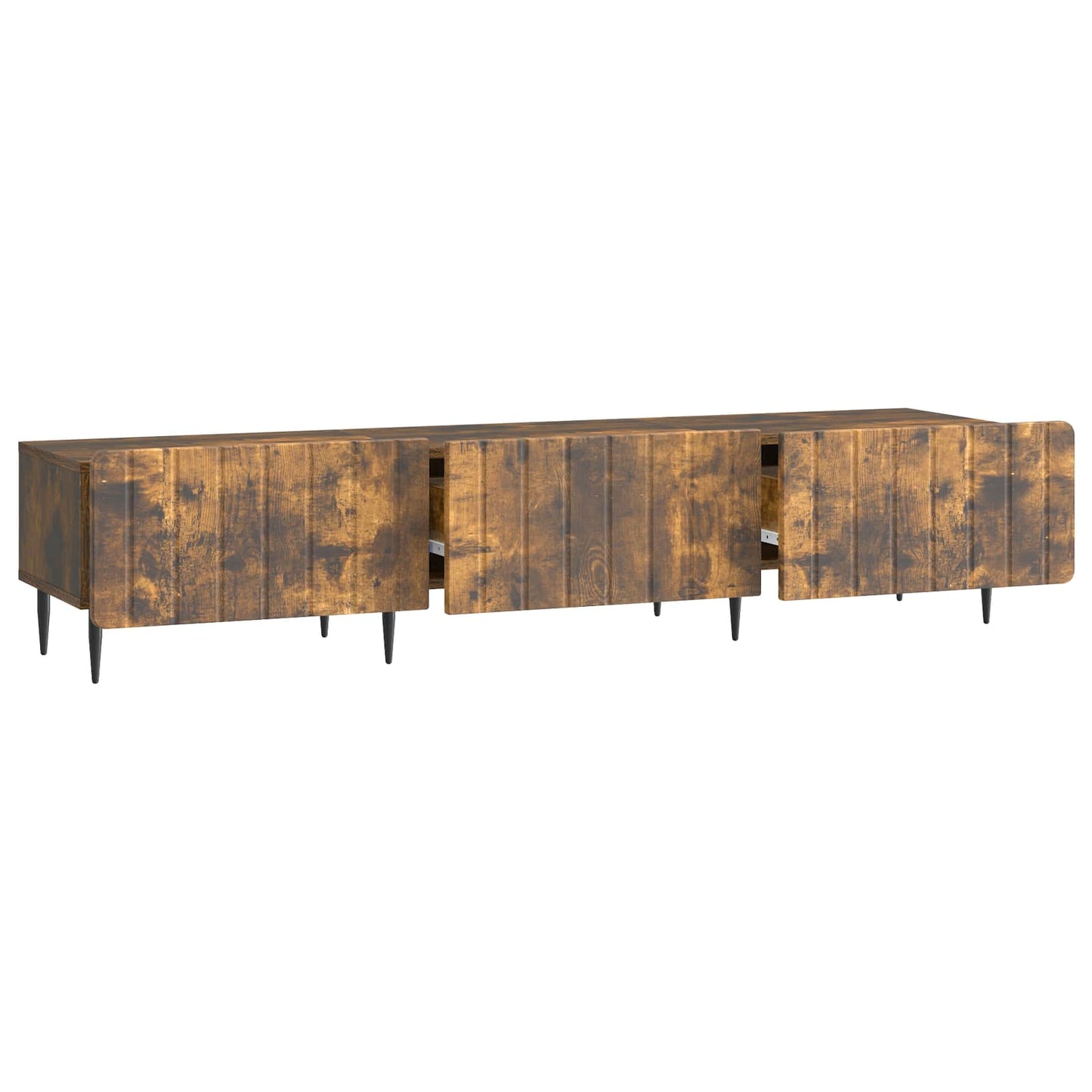 Mobile TV Rovere Fumo 147 x 34,5 x 32 cm Legno ingegnerizzato