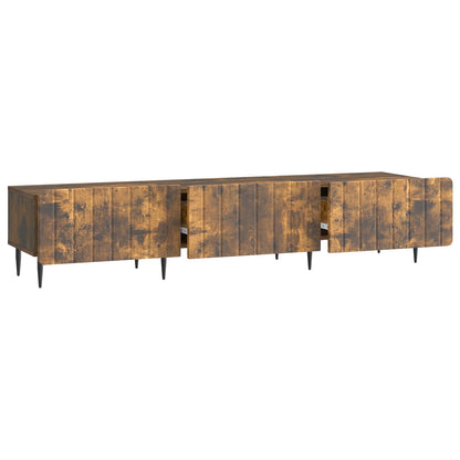 Mobile TV Rovere Fumo 147 x 34,5 x 32 cm Legno ingegnerizzato