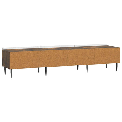 Mobile TV Rovere Fumo 147 x 34,5 x 32 cm Legno ingegnerizzato | homemem39