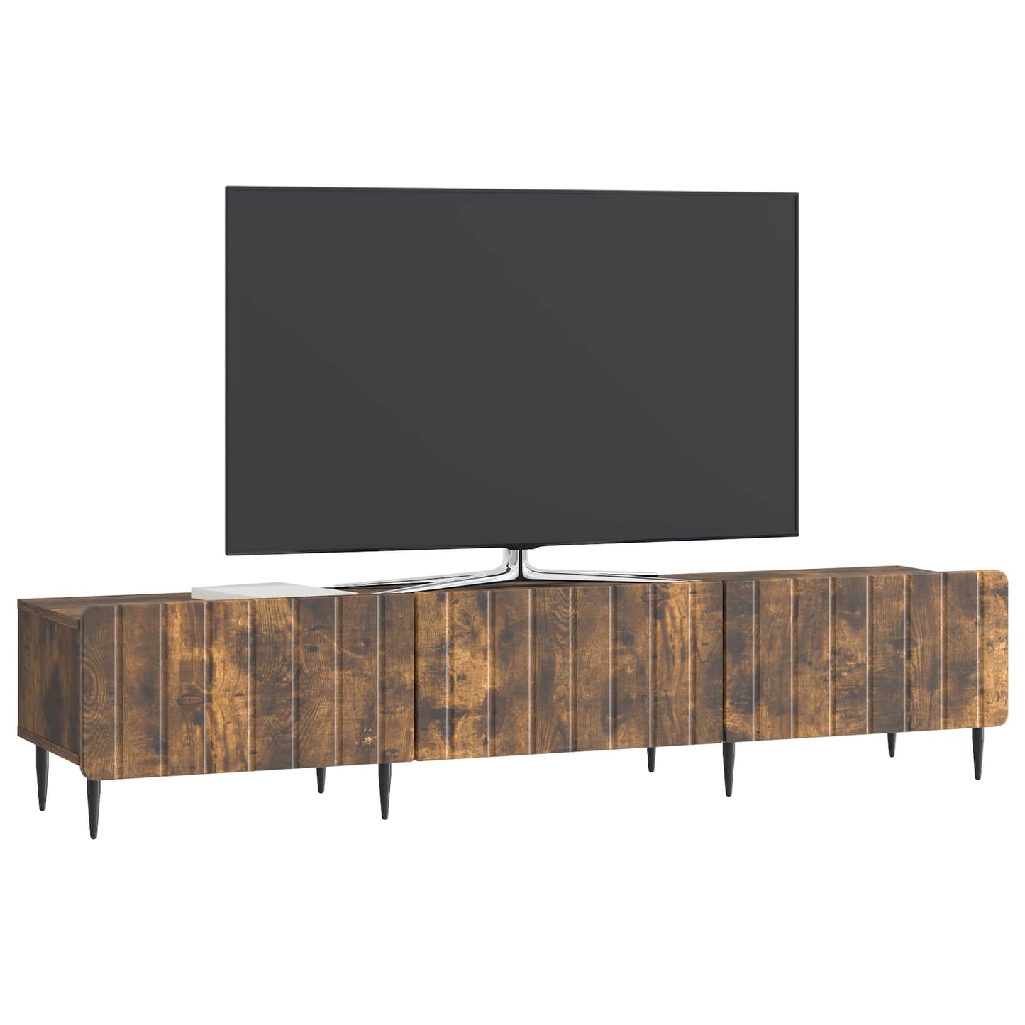 Mobile TV Rovere Fumo 147 x 34,5 x 32 cm Legno ingegnerizzato | homemem39