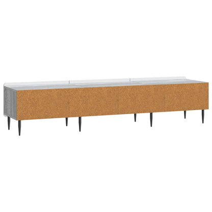 Mobile TV Grigio Sonoma 147 x 34,5 x 32 cm Legno ingegnerizzato