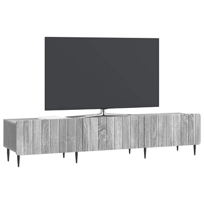 Mobile TV Grigio Sonoma 147 x 34,5 x 32 cm Legno ingegnerizzato