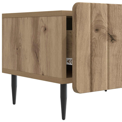 Mobile TV con cassetto Rovere Artigianale 147 x 34,5 x 32 cm