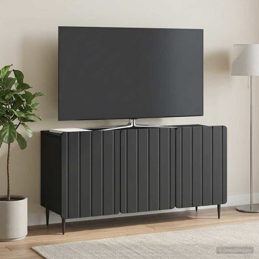 Mobile TV Nero 99 x 34,5 x 52 cm Legno ingegnerizzato