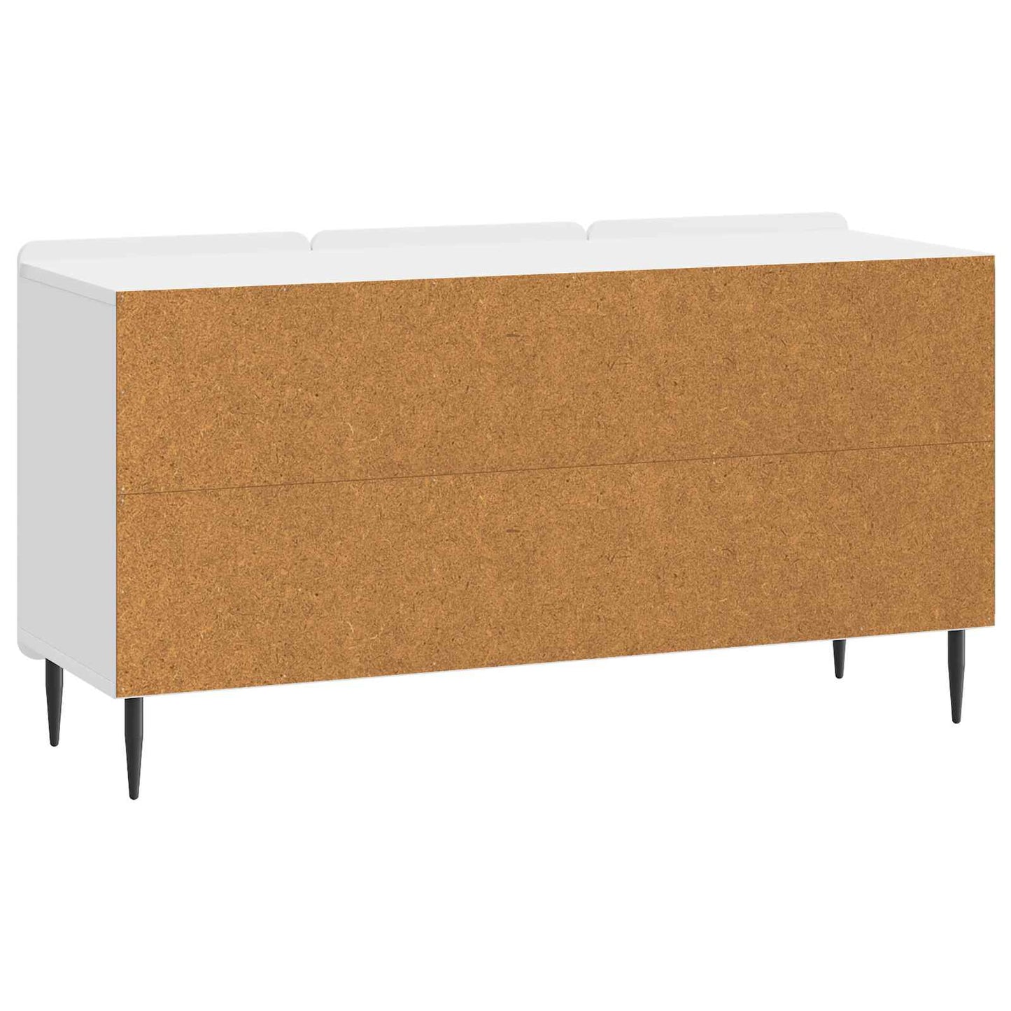 Mobile TV Bianco Lucido 99 x 34,5 x 52 cm Legno ingegnerizzato