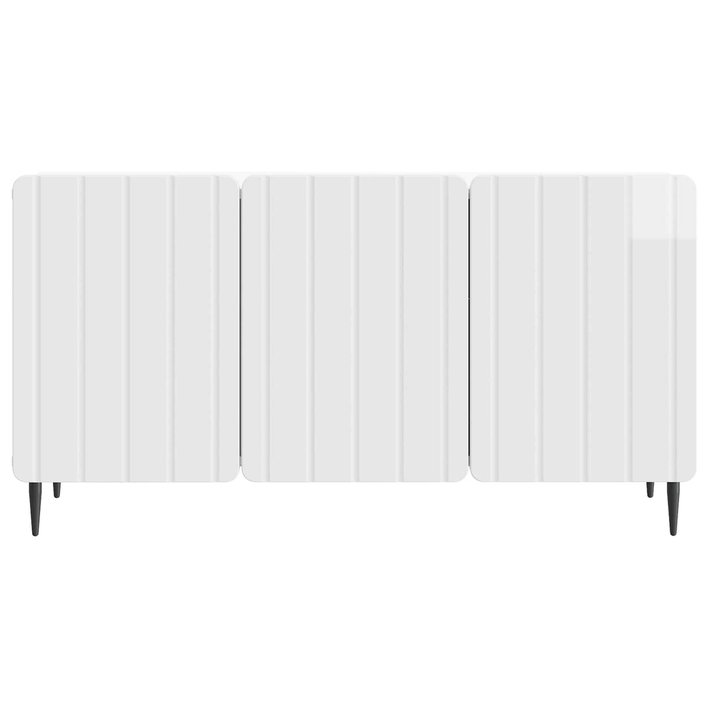 Mobile TV Bianco Lucido 99 x 34,5 x 52 cm Legno ingegnerizzato | homemem39