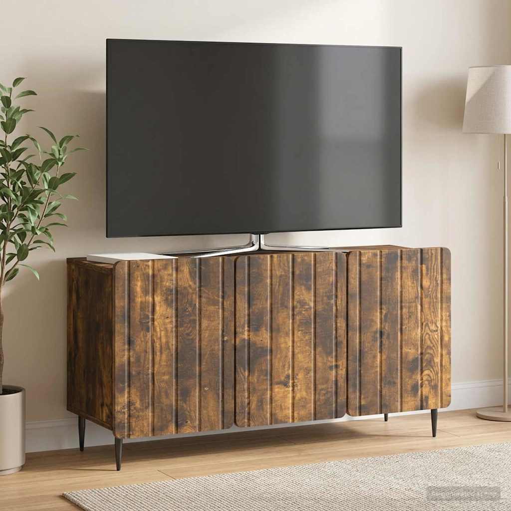 Mobile TV Rovere Fumo 99 x 34,5 x 52 cm Legno ingegnerizzato