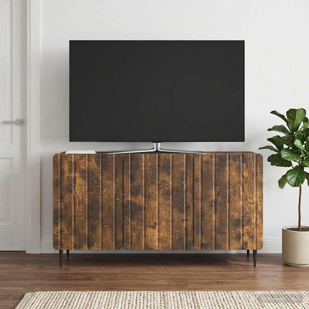 Mobile TV Rovere Fumo 99 x 34,5 x 52 cm Legno ingegnerizzato