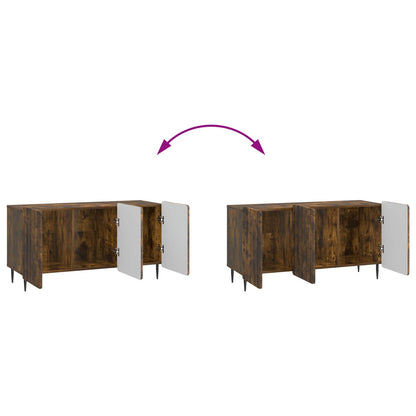 Mobile TV Rovere Fumo 99 x 34,5 x 52 cm Legno ingegnerizzato | homemem39