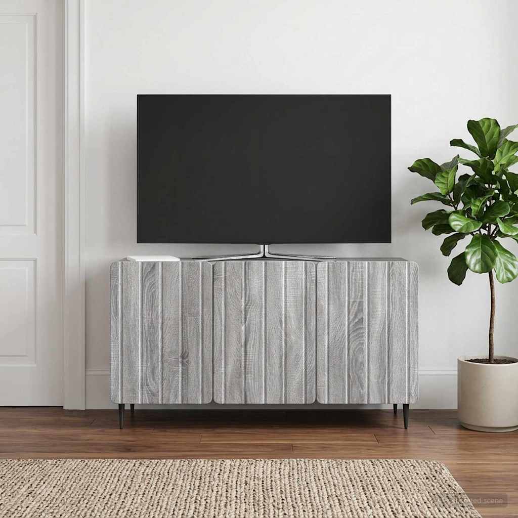 Mobile TV Grigio Sonoma 99 x 34,5 x 52 cm Legno ingegnerizzato