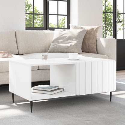 Tavolino da salotto Bianco 90 x 50 x 40 cm Legno ingegnerizzato | homemem39