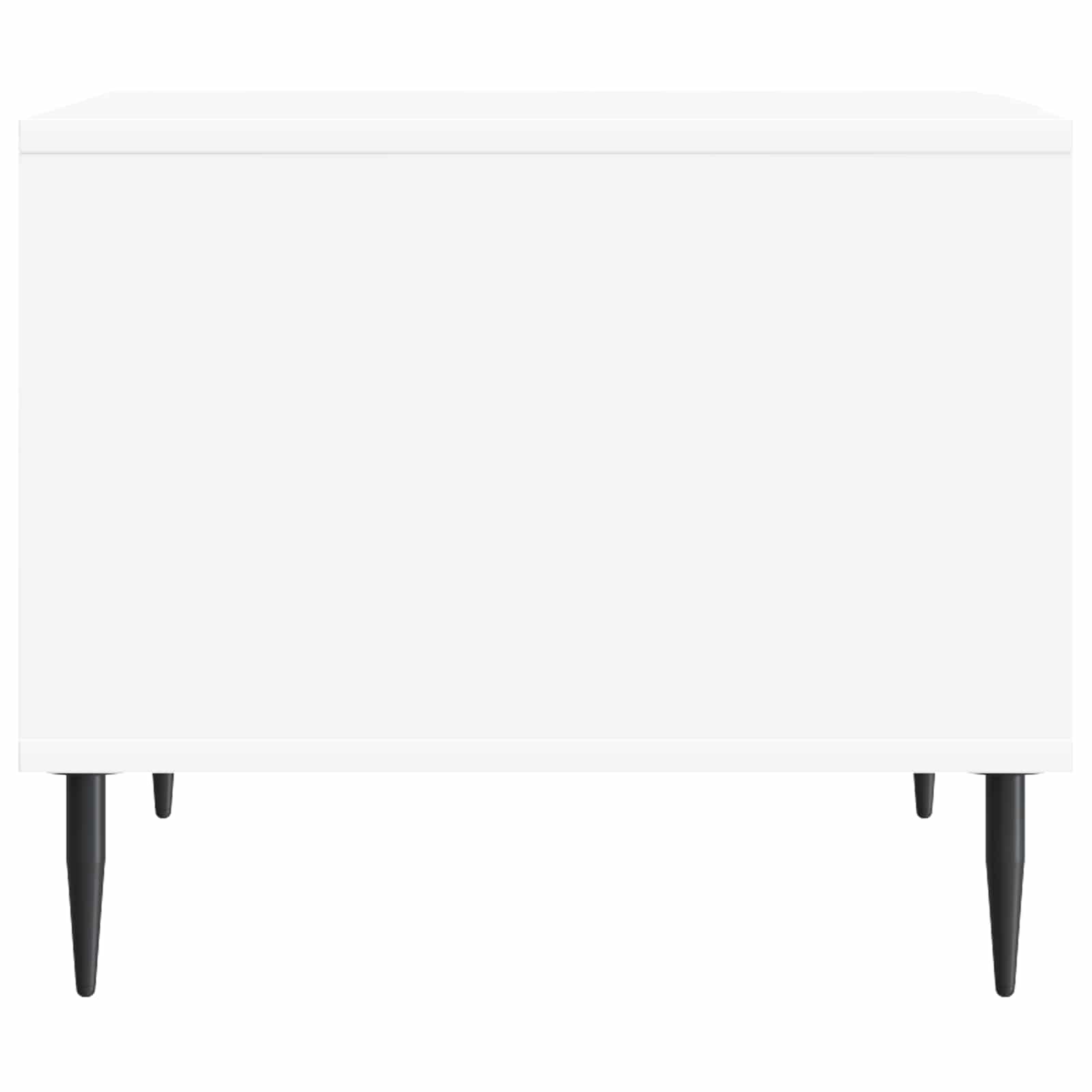 Tavolino da salotto Bianco 90 x 50 x 40 cm Legno ingegnerizzato | homemem39