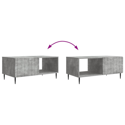 Tavolino da salotto Grigio Cemento 90 x 50 x 40 cm | homemem39