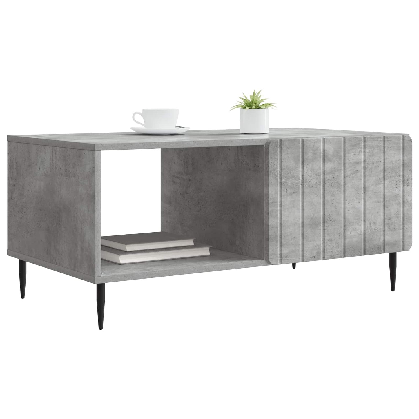 Tavolino da salotto Grigio Cemento 90 x 50 x 40 cm | homemem39