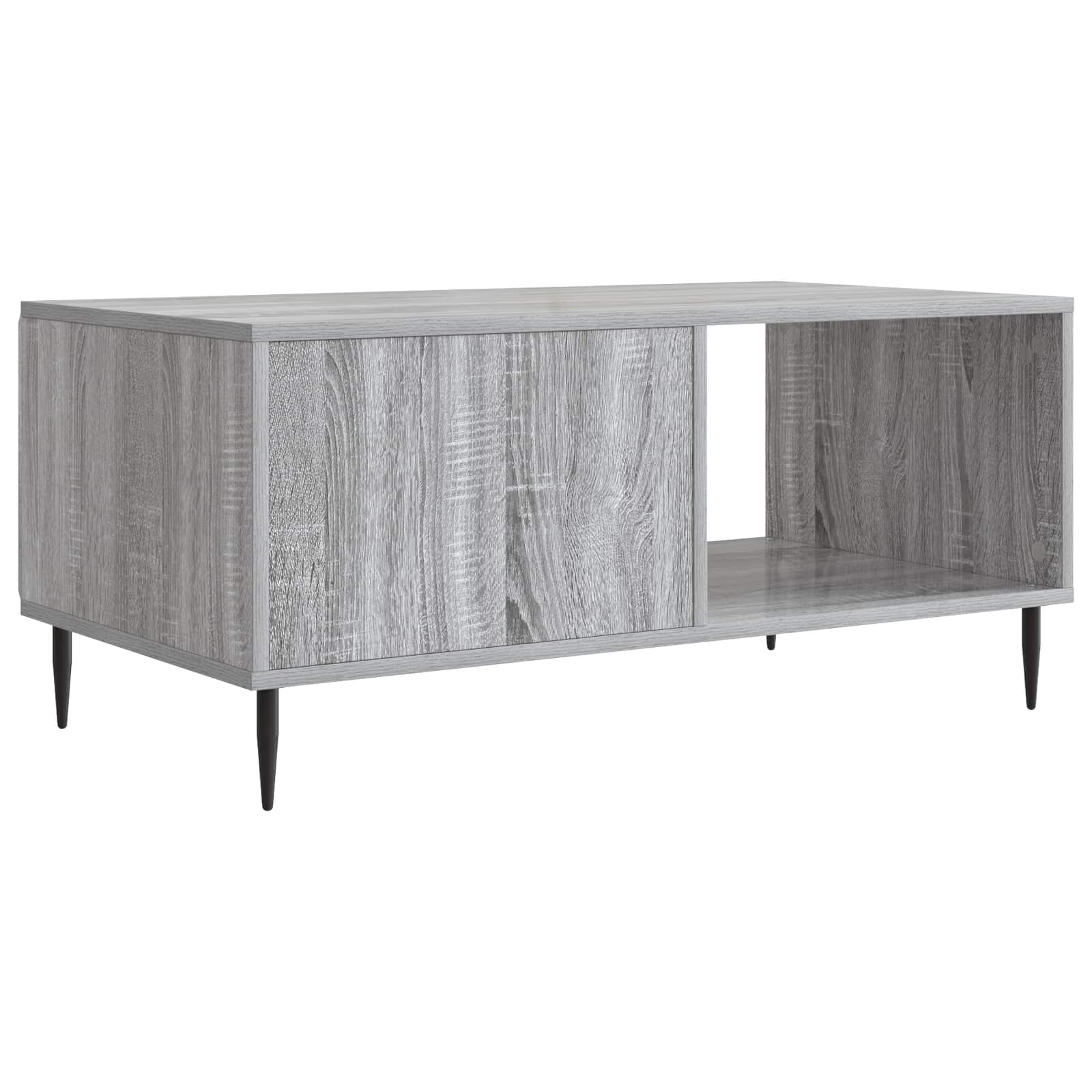 Tavolino da salotto Sonoma grigio 90 x 50 x 40 cm | homemem39