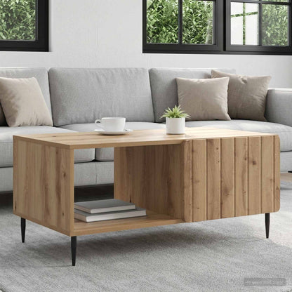 Tavolino da salotto Rovere Artigianale 90 x 50 x 40 cm | homemem39