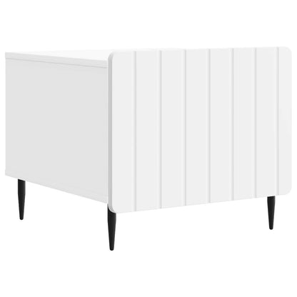 Tavolino da salotto Bianco 49 x 50 x 42 cm Legno ingegnerizzato | homemem39