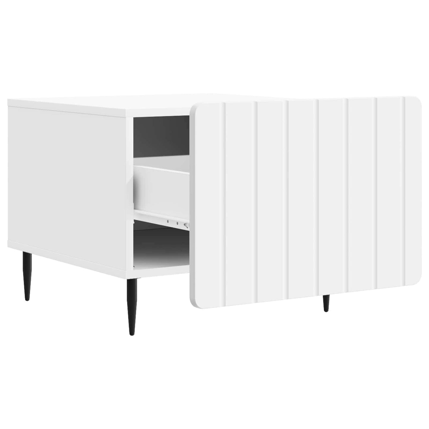 Tavolino da salotto Bianco 49 x 50 x 42 cm Legno ingegnerizzato | homemem39