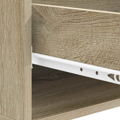 Tavolino da salotto con cassetto Rovere Sonoma 49 x 50 x 42 cm
