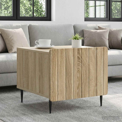 Tavolino da salotto con cassetto Rovere Sonoma 49 x 50 x 42 cm
