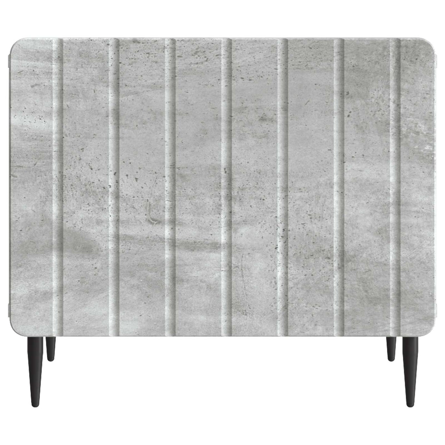 Tavolino da salotto con cassetto Grigio Cemento 49 x 50 x 42 cm | homemem39
