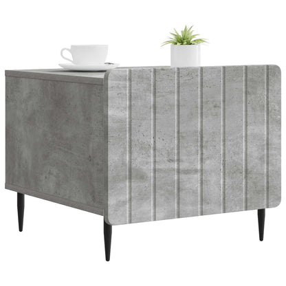 Tavolino da salotto con cassetto Grigio Cemento 49 x 50 x 42 cm | homemem39