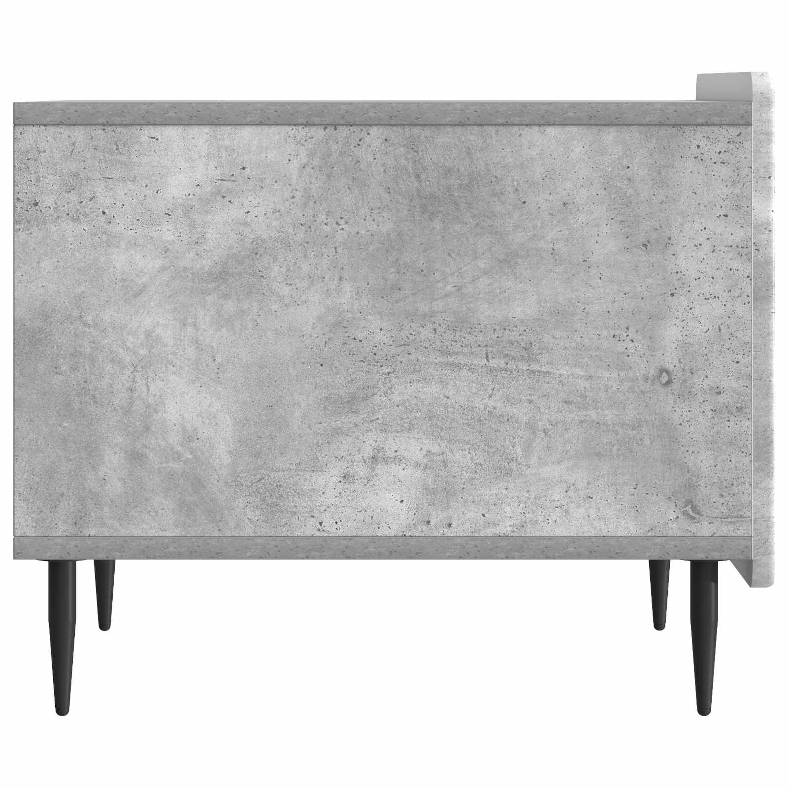 Tavolino da salotto con cassetto Grigio Cemento 49 x 50 x 42 cm | homemem39
