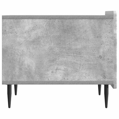 Tavolino da salotto con cassetto Grigio Cemento 49 x 50 x 42 cm