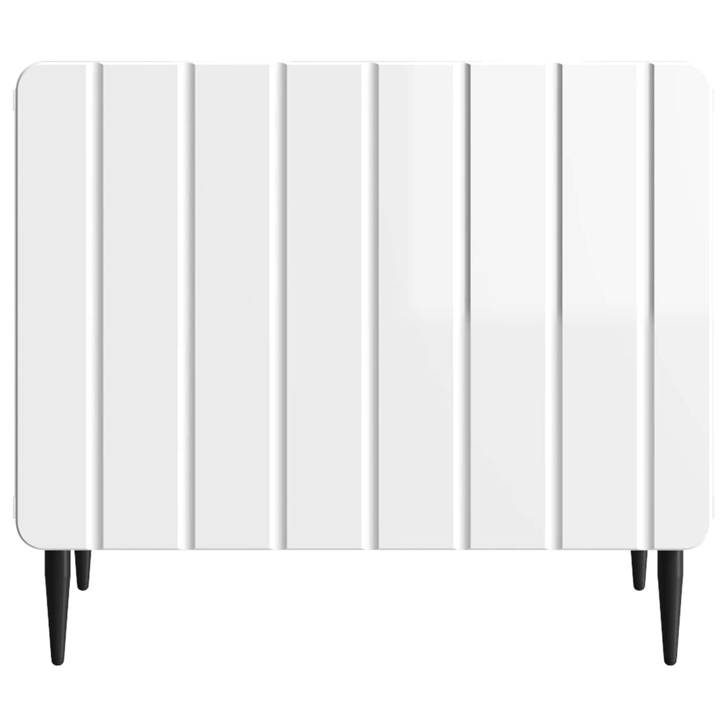 Tavolino da salotto con cassetto Bianco Lucido 49 x 50 x 42 cm | homemem39
