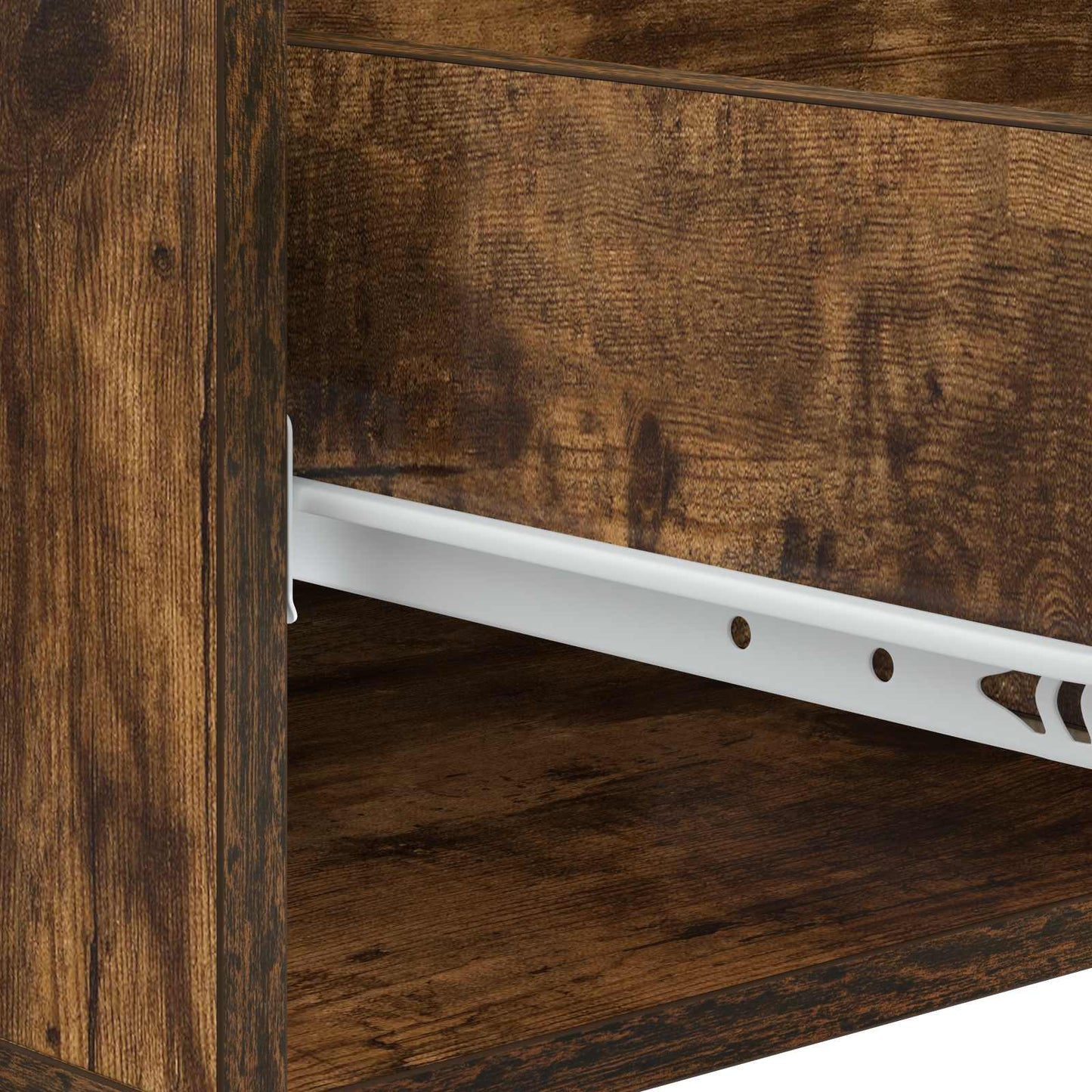 Tavolino da salotto con cassetto Rovere Fumo 49 x 50 x 42 cm | homemem39