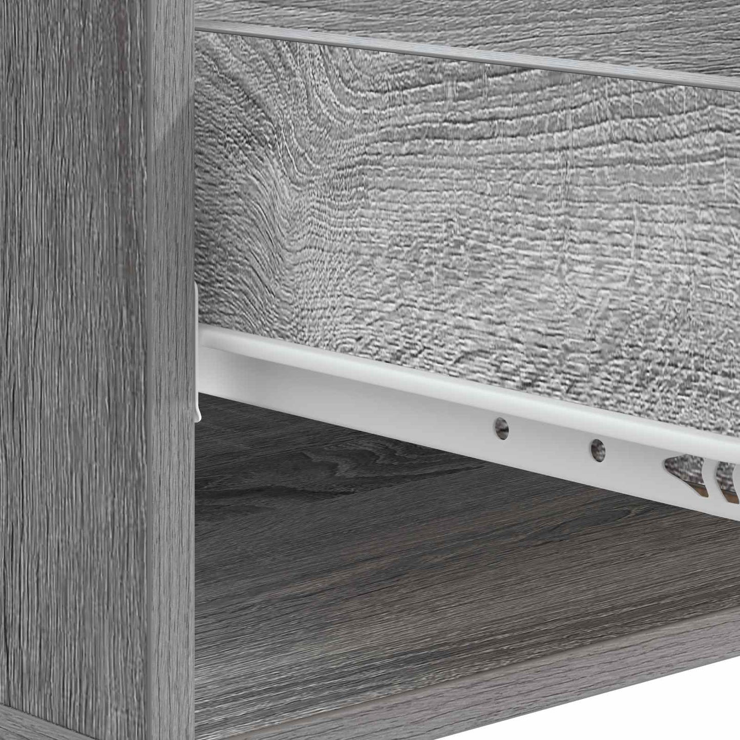 Tavolino da salotto con cassetto Grigio Sonoma 49 x 50 x 42 cm
