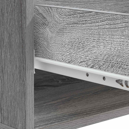 Tavolino da salotto con cassetto Grigio Sonoma 49 x 50 x 42 cm