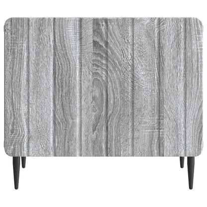 Tavolino da salotto con cassetto Grigio Sonoma 49 x 50 x 42 cm