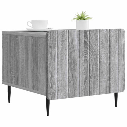 Tavolino da salotto con cassetto Grigio Sonoma 49 x 50 x 42 cm