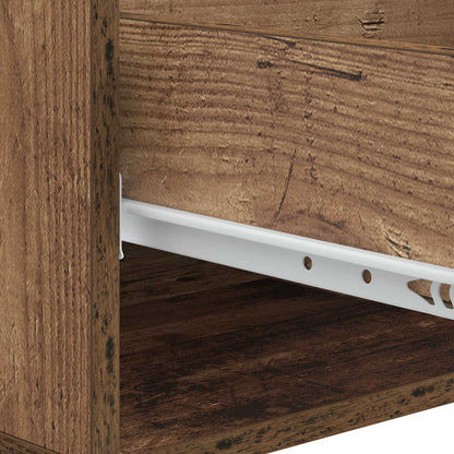Tavolino da salotto con cassetto Legno antico 49 x 50 x 42 cm | homemem39