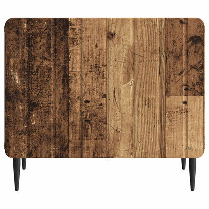 Tavolino da salotto con cassetto Legno antico 49 x 50 x 42 cm | homemem39