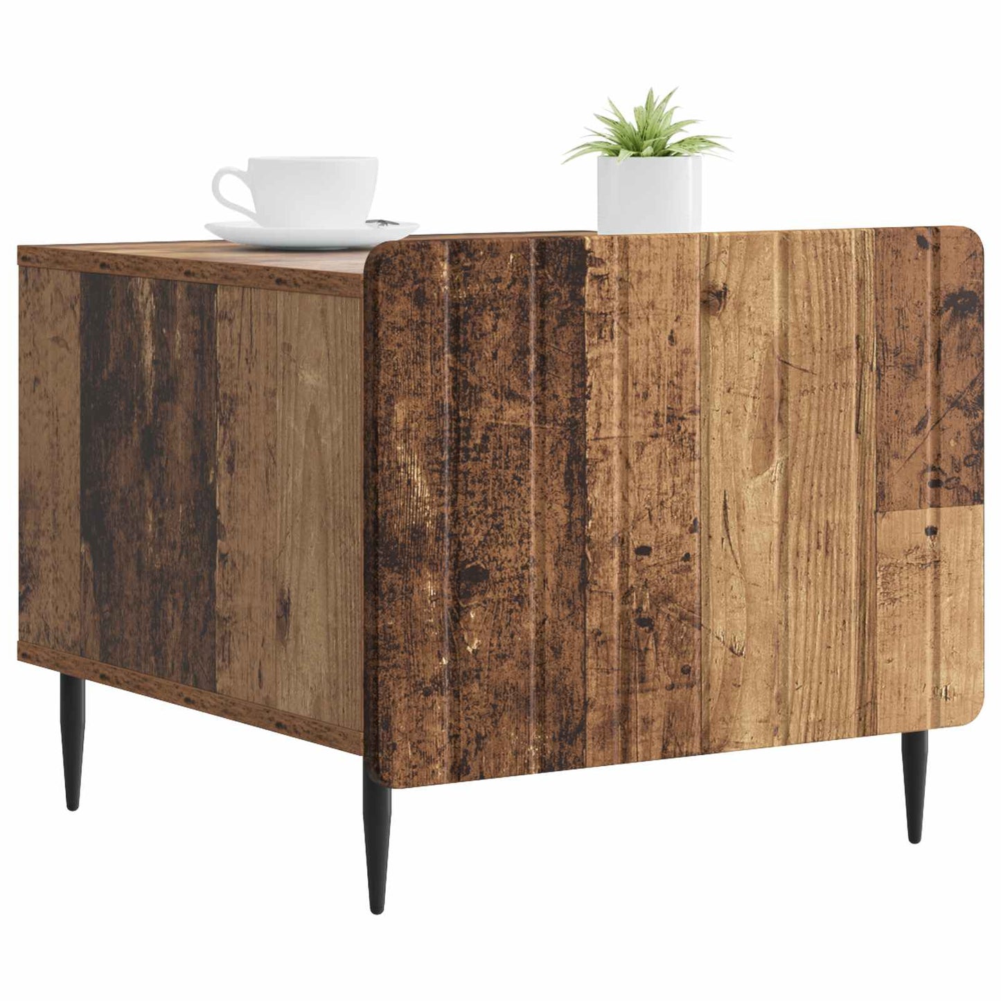 Tavolino da salotto con cassetto Legno antico 49 x 50 x 42 cm | homemem39