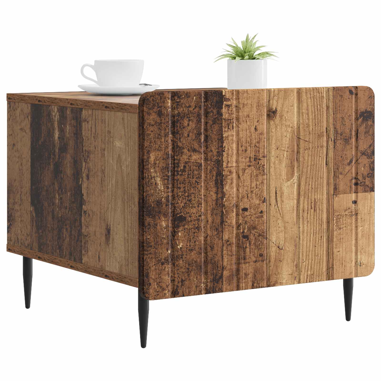 Tavolino da salotto con cassetto Legno antico 49 x 50 x 42 cm | homemem39