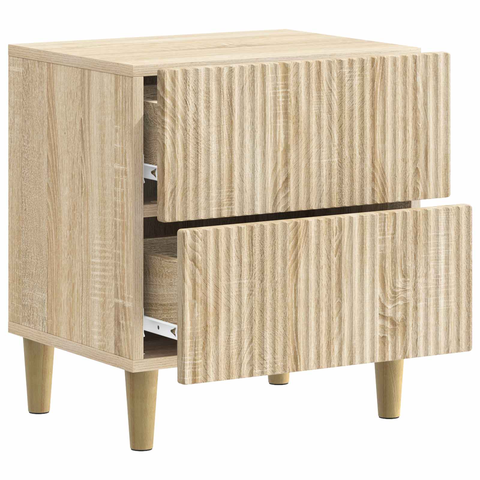 Armadio da Notte 2 pcs Rovere Sonoma 43 x 34,5 x 48 cm | homemem39