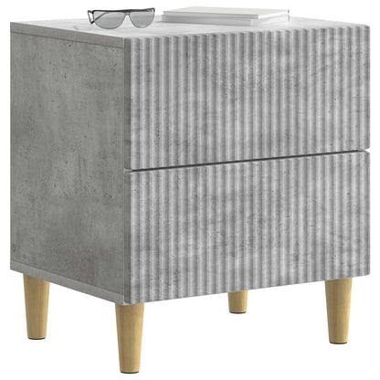 Armadio da Notte con cassetto Grigio Cemento 43 x 34,5 x 48 cm | homemem39