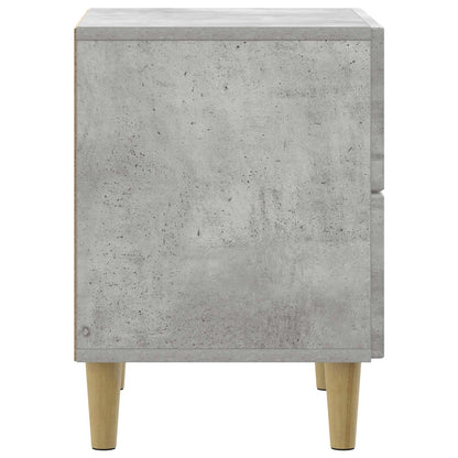 Armadio da Notte 2 pcs Grigio Cemento 43 x 34,5 x 48 cm | homemem39