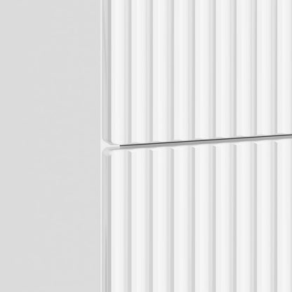 Armadio da Notte con cassetto Bianco Lucido 43 x 34,5 x 48 cm | homemem39