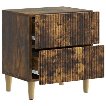 Armadio da Notte Rovere Fumo 43 x 34,5 x 48 cm | homemem39