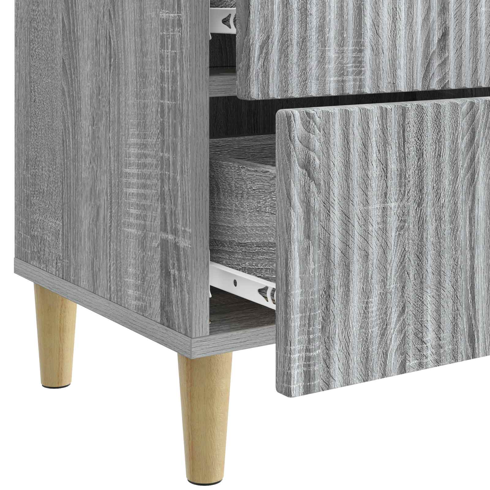 Armadio da Notte con cassetto Grigio Sonoma 43 x 34,5 x 48 cm | homemem39
